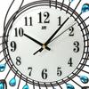 3D Peacock Wall Clock Metal Watch Diamond Flower Home Living Room Office DIY Clocks Crafts Ornaments Gift 38x38cm J1Z2R5