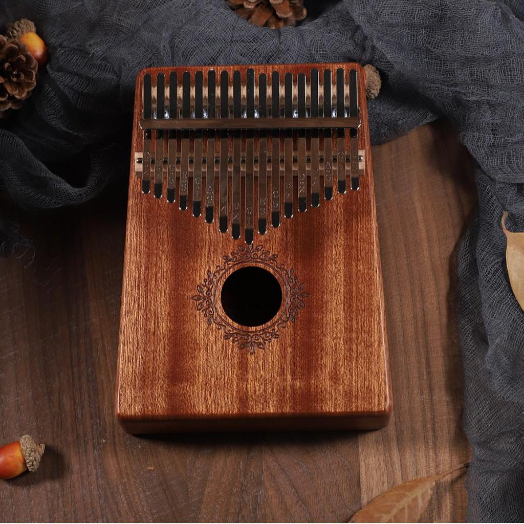 17-Key Beginner Kalimba Thumb Piano - Portable Musical Instrument