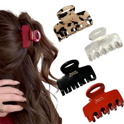 Pince à Cheveux Luxe Léger Pince Requin Sensation Haut de Gamme Accessoires Cheveux Fille Femme Petite Pince Crabe Pince à Cheveux Latérale
