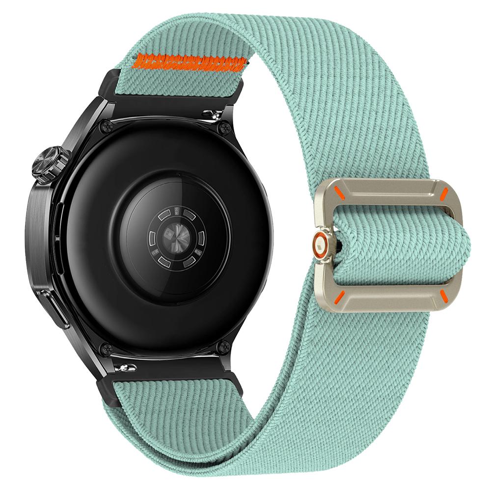 

For Huawei Watch GT 5 46mm Nylon Watch Band 22mm Elastic Wrist Strap Light Blue