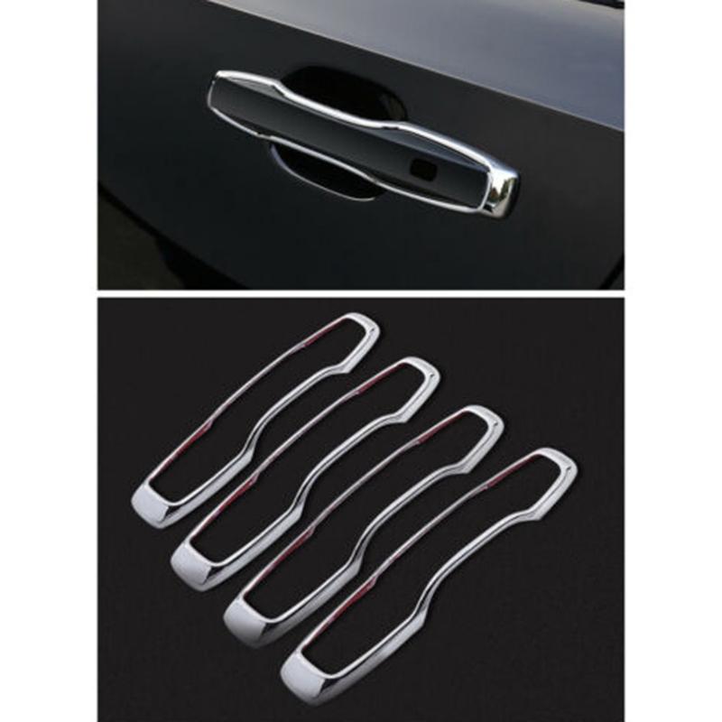 4 Pezzi Decorazione Rivestimento Maniglia Portiera Auto Adatta per Volvo XC60 XC90 S90 V90 2018 2019 2020 Accessori Cromati