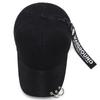Baseball Cap Hat Iron Ring Spring Summer Autumn Punk Hip Hop Rock Adjustable Unisex Men Women Outdoor Casual Cotton Snapback
