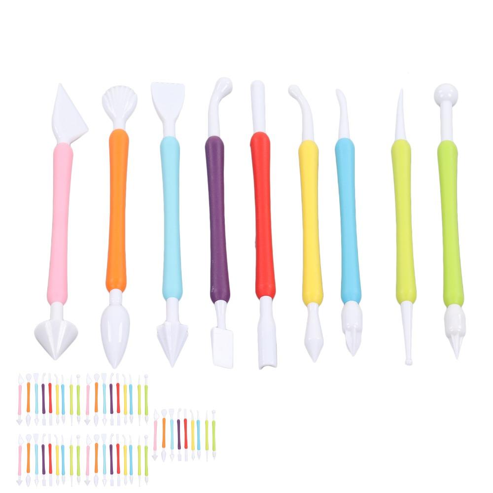 5pcs Ultralight Fondant Modeling Tools PP Polymer Clay Tools  Home Kitchen DIY Baking