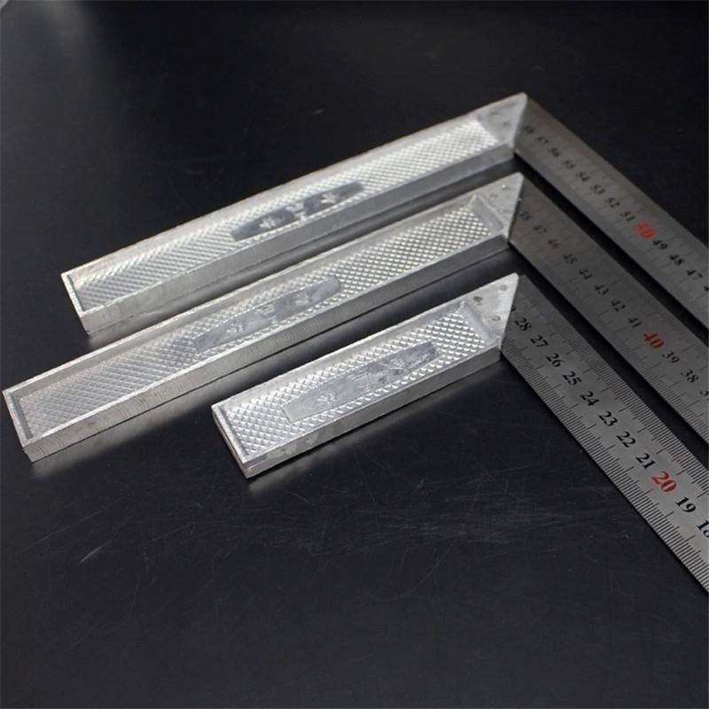 1 Stück Aluminiumgriff mit Edelstahl-Skala Rechtwinkliges Winkelmaß Quadratisches Lineal