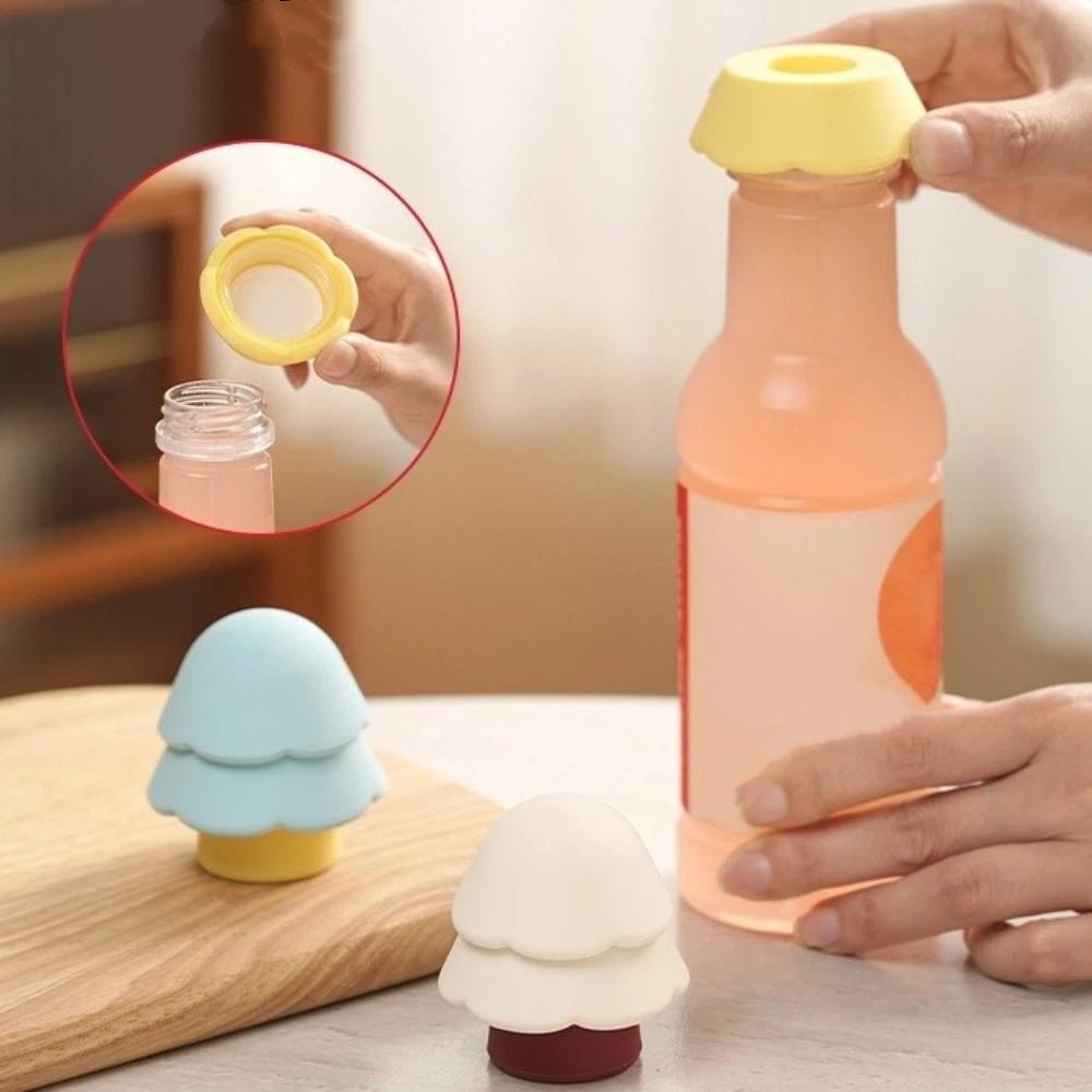 Anti-slip Sealing Stopper Silicone Multi-functional Bottle Opener Bottle Stopper  Outdoor Picnic