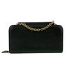 PRADA 1ZH048 Chain wallet leather Purse black leather Used