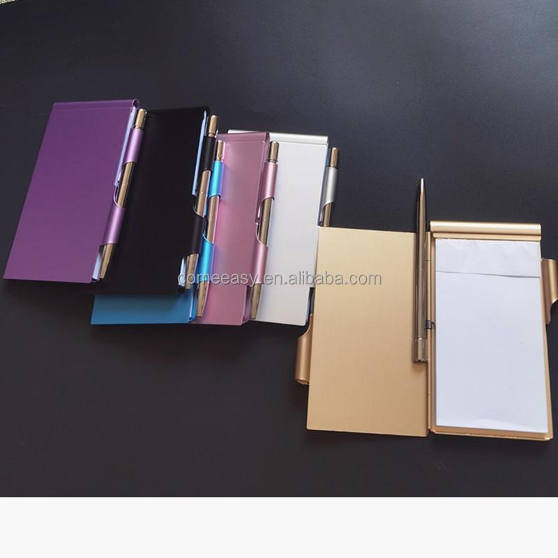 Mehrfarbig Mini Aluminium Bunt Metall Tagebuch Spiral Taschenjournal Mini Notizbuch Mit Stift