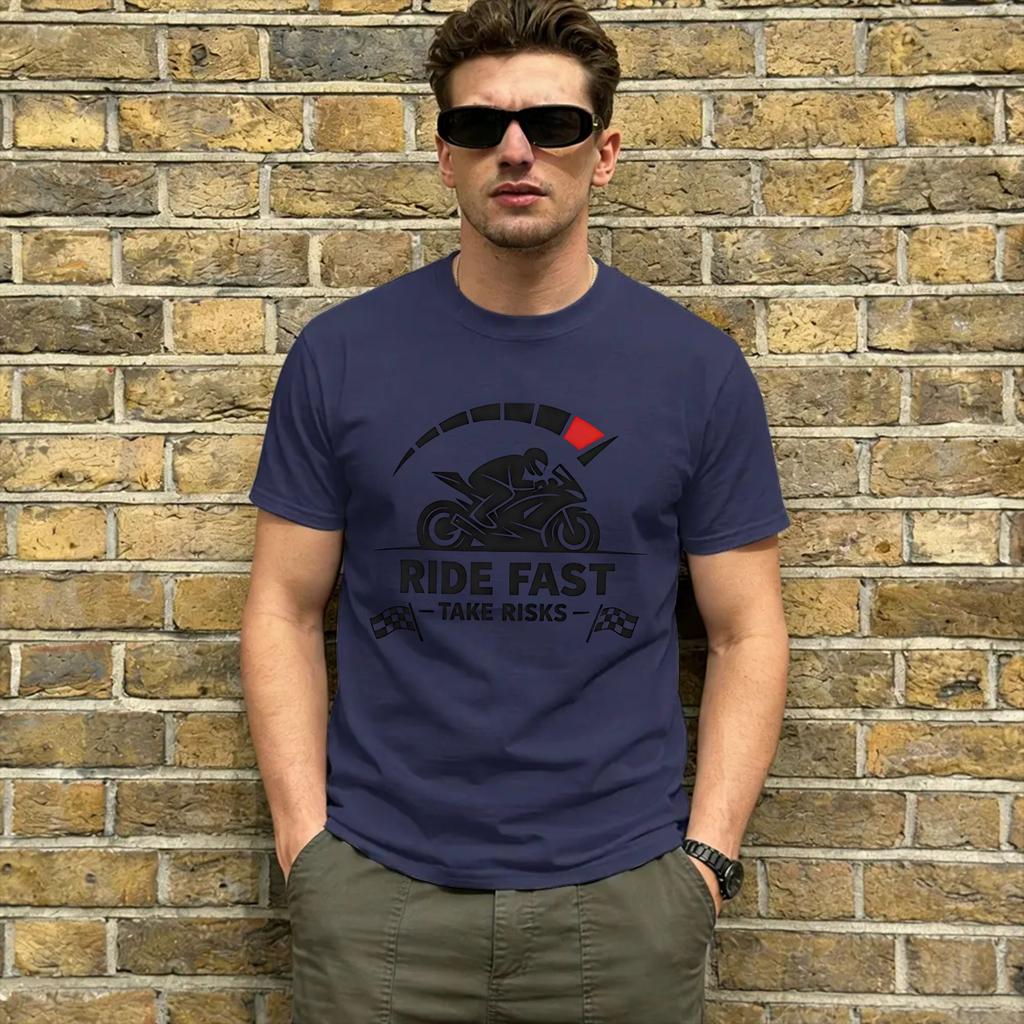 Id Rather Be Riding TShirt Summer Cotton T Shirts For Unisex Harajuku Print Tee Shirt Short Sleeves Vintage Tees