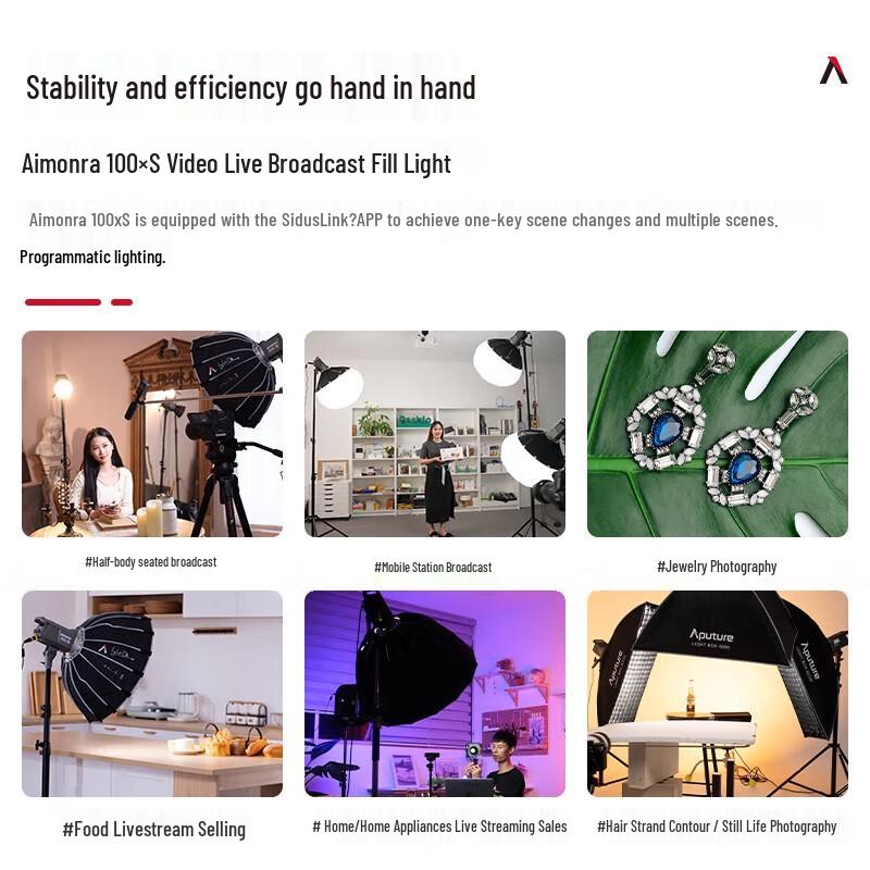 Aputure Amaran 100x S Bi-Color LED Video Light
