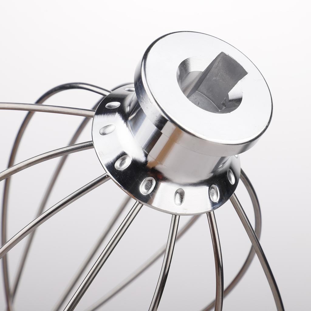 Stainless Steel Egg Beater Head Wire Whip Attachment for KSM90 K45 KSM150