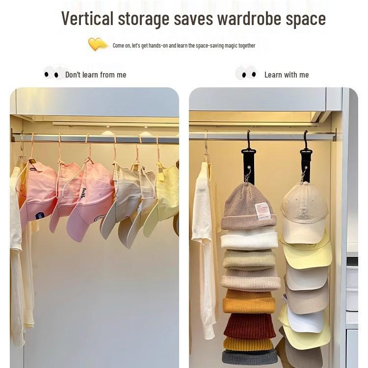 Korean Style Punch-Free Baseball Cap Storage - Versatile Pure Cotton Duckbill Caps for Men, Women, and Children - Summer Sunscreen Hat.