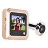 Timbre de Puerta con Video de 2.4 pulgadas Mirilla Visor de Puerta con Cable Ángulo Amplio de 145 grados HD Antirrobo Dorado para Hogar