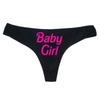 2025 Summer Women's Letter Print Thong Lingerie