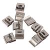 10Pcs Solar Panel Cable Clips Stainless Steel Pv Wire Clip Locking Clamps For 4 Square 2-Wire Cable Wiring Accessories
