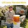 2Pcs Portable Honey Bucket Rack Yellow Beehive Frame Holder Frame Grip Holder  Pouring Honey