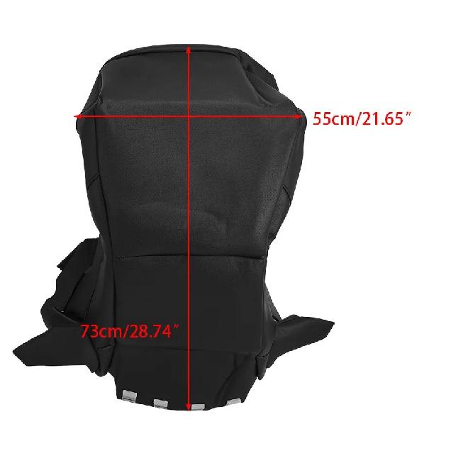Left Driver Side Perforated Bottom Seat Cover Fit for Lexus ES350 2007 2008 2009 2010 2011 2012 Black