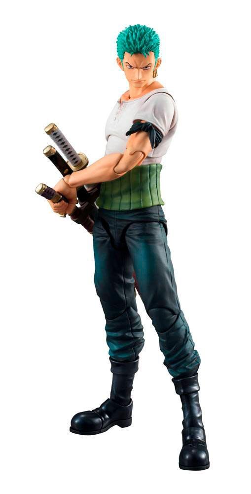 Variable Action Heroes ONE PIECE Roronoa Zoro PAST BLUE Initial 190mm PVC Painted Movable Figure (with Bonus) Approx.