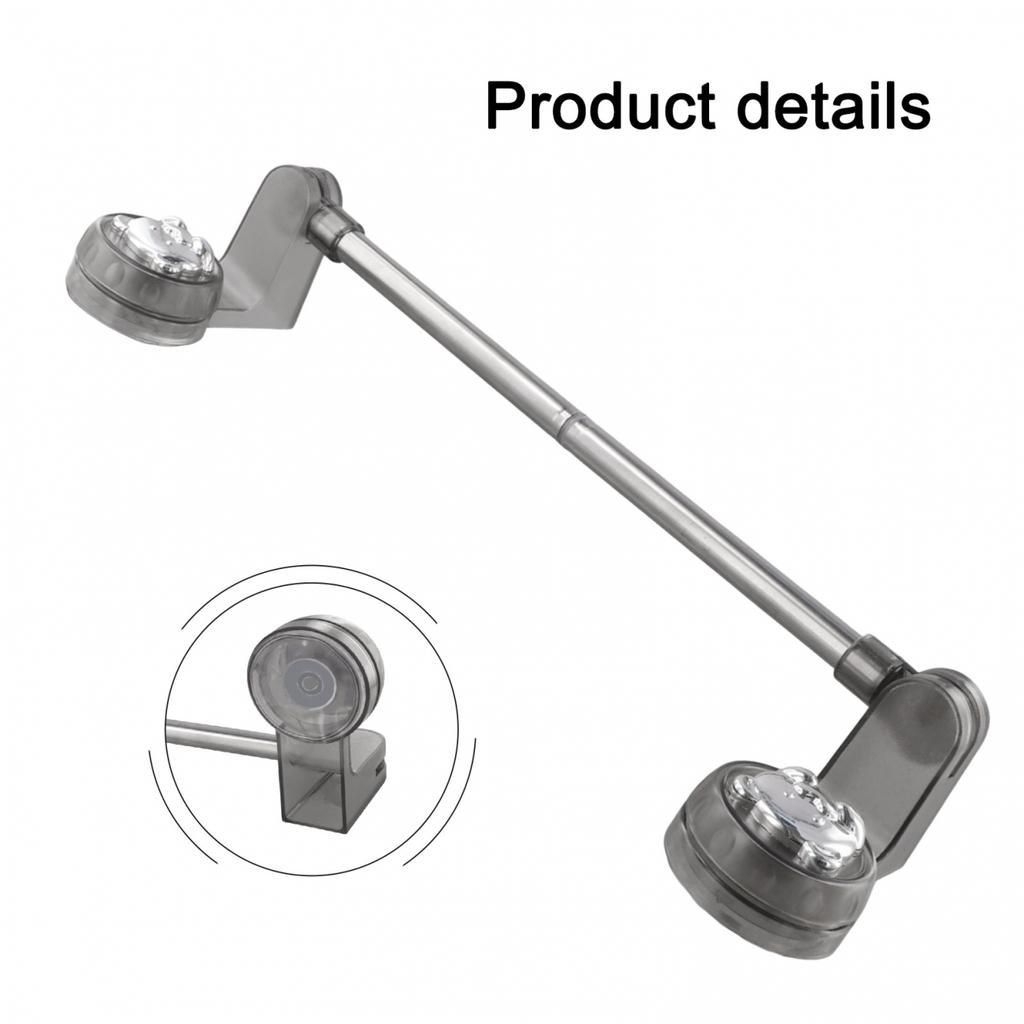 Adjustable Suction Cup Towel Bar Stainless Steel Design for Easy Setup