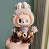 Mini Doll'S Clothes Outfit Accessories For Plush Vinyl Labubu Doll Cotton Doll Replacement Suit Only Clothing For Kids Gift
