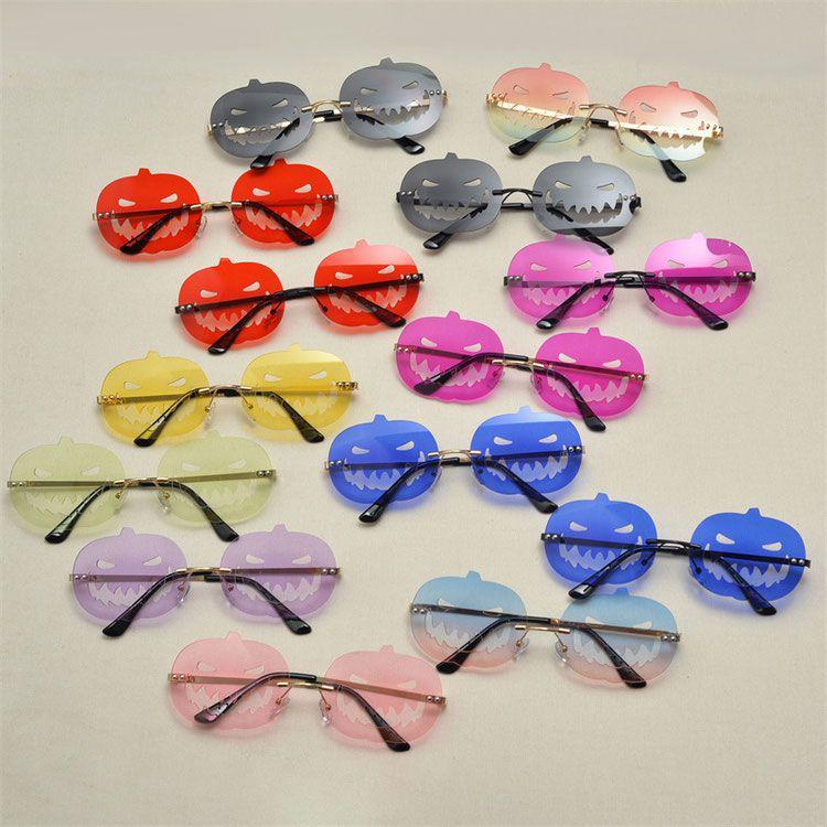Halloween Pumpkin Glasses: Celebrity Cosplay Funny Sunglasses for Couples