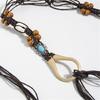 Woven Beads Belt Sexy Waistband with Beads Waistband for Girls Ladies
