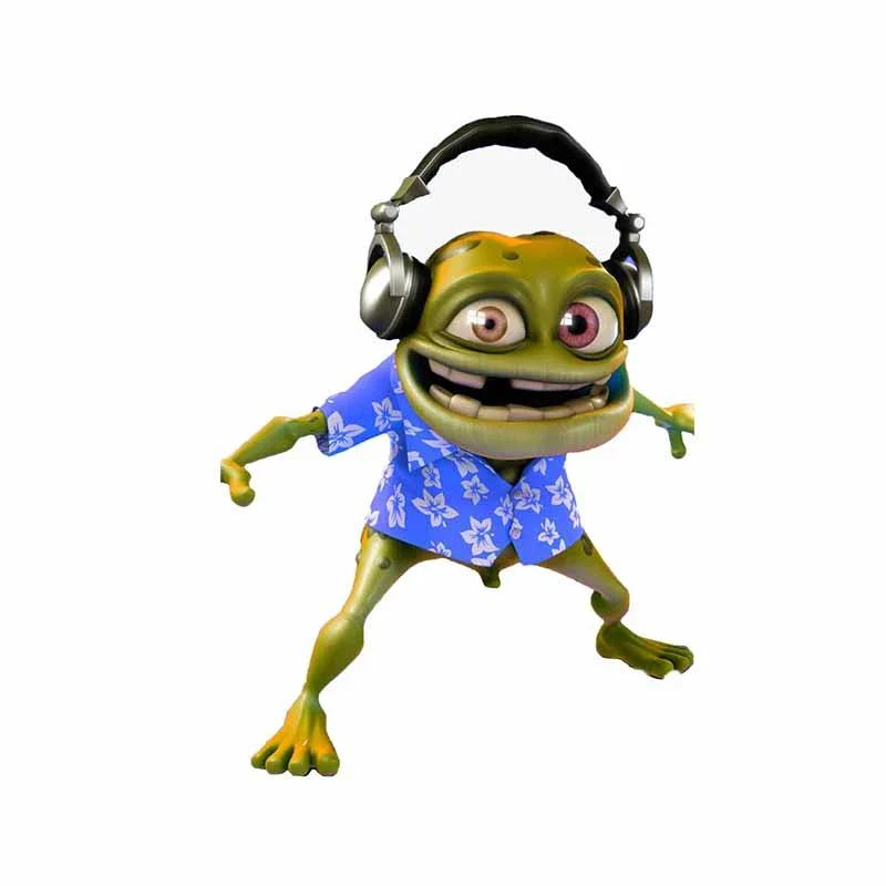 Funny Beautiful Anime Crazy Frog Car Sticker Waterproof Cover Scratch Funny Sticker Window Motorcycle Fine Decal Decor PVC