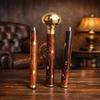 Handmade Brass Globe Handle Walking Cane,  Gentleman Hardwood Walking Stick