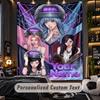 Personalized Wall Tapestry,aespa Custom Printed Name, Fabric Wall Art For Indoor Room Backdrop