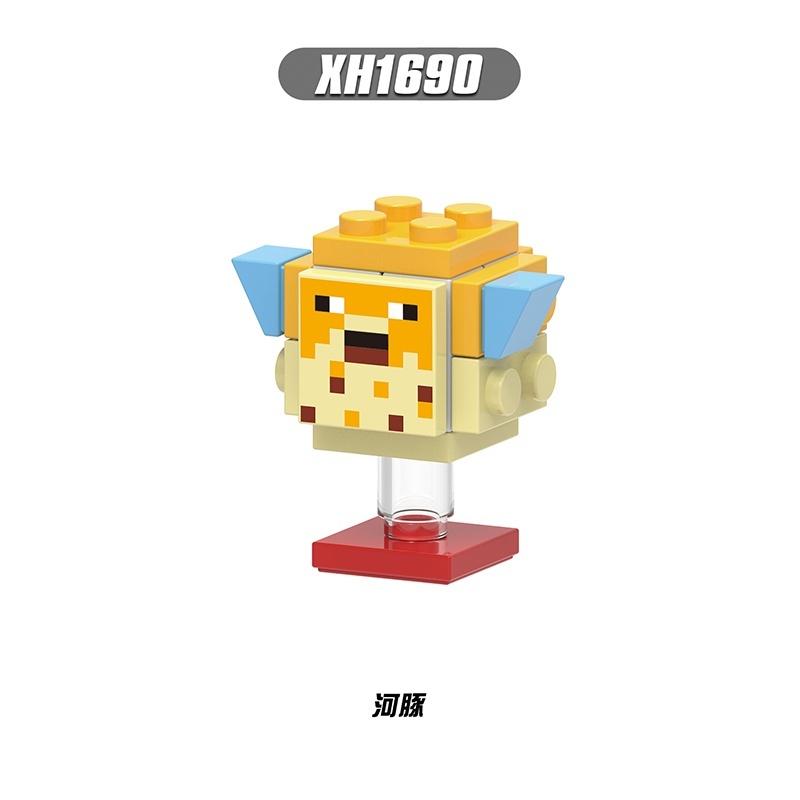 Blocuri de construcție Lumea mea Minifigurine Minecraft Jucării Cărămizi Lego Cadouri pentru copii Educație X0311