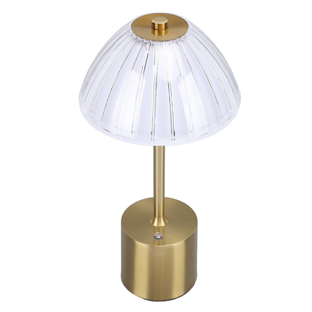 Lampă de birou portabilă cu LED Cristal, 3 Niveluri de Luminozitate, Control Tactil, Dimmabilă, Lampă de Noptieră pentru Casă Dini