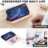 Applicable to MOTO G84 mobile phone leather case, Nokia G22 checkered card wallet, portable rope OPPO A60
