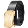 Stainless Steel Buckle Men's Automatic Belt Leather Belt Steel Buckle Belt