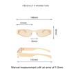 New  Vintage Small Frame Cat Eye Sunglasses Women For Men Luxury Brand Designer Sun Glasses Punk Popular Outdoor Metal Shades