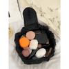 1pc Portable Black Drawstring Makeup Bag Cosmetic Pouch Travel Organizer Travel Makeup Cosmetic Vacation Organizer Large Capacity holds