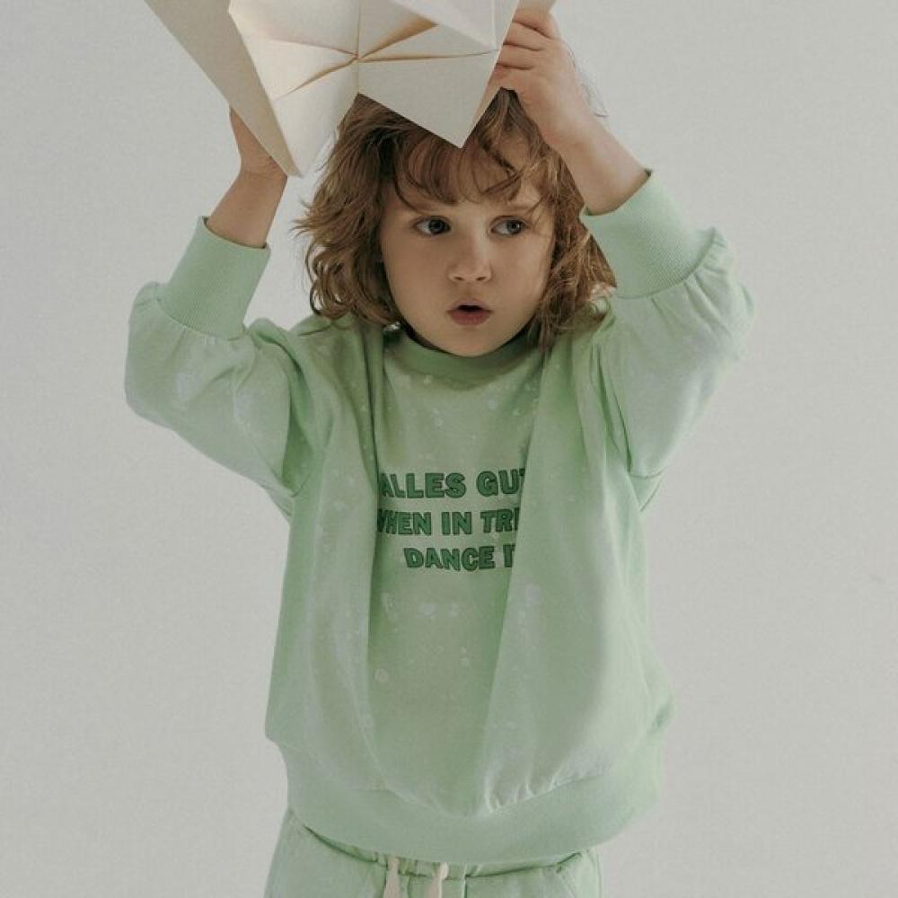Little Ground Cozy Denim In The Box Sweatshirt 76111 334 02 GREEN/145