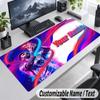 Lionel Messi Personalisiertes Großes Mauspadd Benutzerdefinierter Name Text Erweiterte Schreibtischmatte Gaming-Mauspad