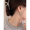 Irregular Geometric Ear Buckle Personalized Light Luxury Earrings For Women