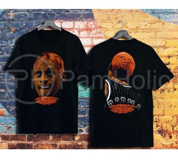 DENNIS RODMAN 90s Retro Vintage T Shirt New Men Women Size 2Side TShirt Unisex T-Shirt S