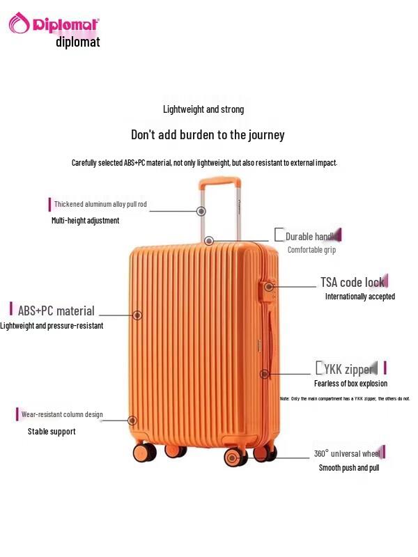 

Diplomat TC-928 Lightweight Travel Suitcase