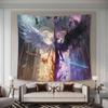 Fantasy Tapestry Wall Hanging Fabric Art Print Bohemian Gothic Decor Anime Epic Movie Poster