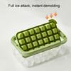 Large Ice Cube Tray with Lid And Bin Easy-Release Stackable Ice Cube