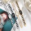 Women's Ceramic Strap Quartz Watch with Luxury Bracelet