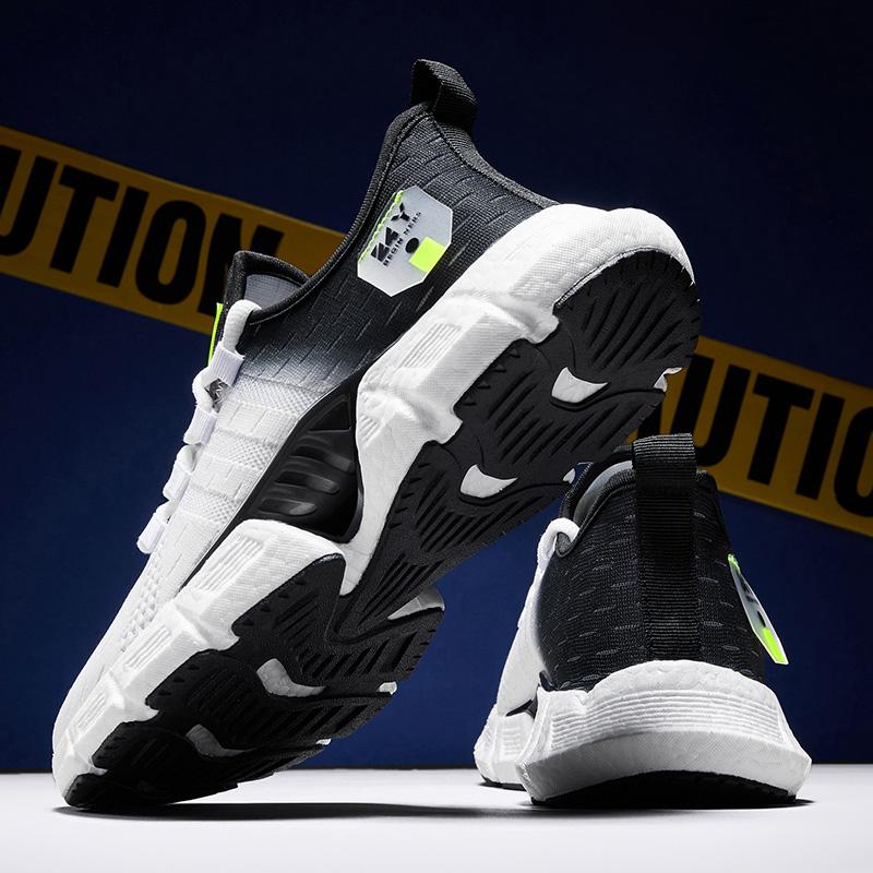 

Новые модные мужские кроссовки, легкие дышащие мужские повседневные туфли, сетчатые, удобные, для бега на открытом воздухе, спортивная обувь для бега, Zapatos 37 белый