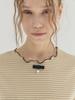 SORRY, TOO MUCH LOVE Paris Morning Stripe Top_Yellow