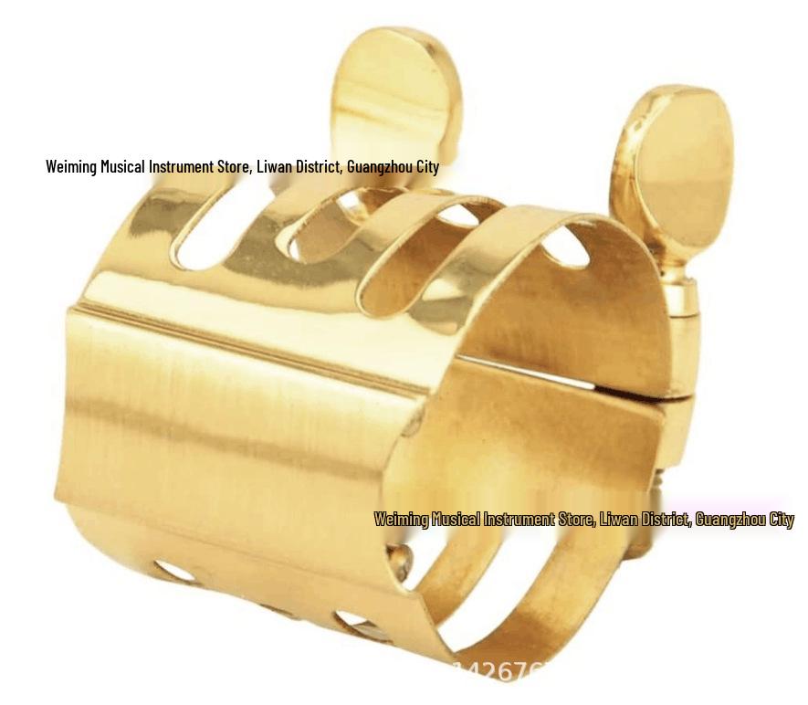 Alto Saxophone Ligature with Bakelite Mouthpiece and Metal Clamp Accessories
