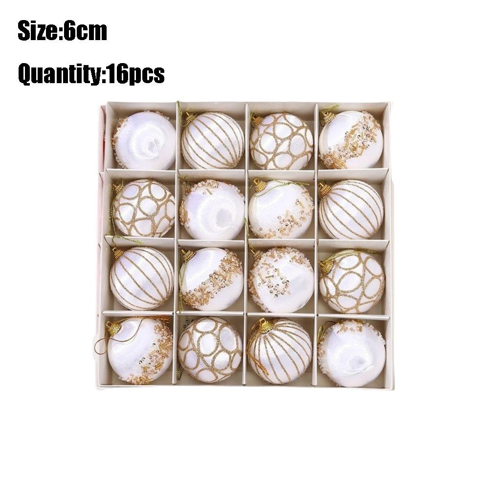 Foam Xmas Tree Hanging Baubles with Sequins Foam Xmas Spheres Pendant  Party
