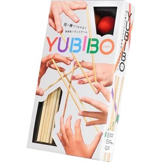 JELLYJELLYGAMES YUBIBO 2 8 players. Connect fingers support stick thrilling cooperative balance game where dropping it means instant loss. Suitable 6