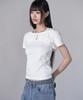PRENDA Bolero Layered Tee Set White
