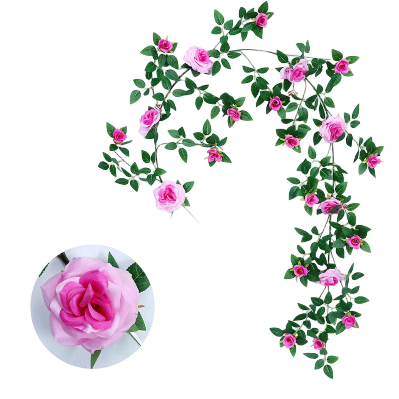 

1,8 м Искусственная цветочная лоза, Искусственная цветочная лоза, Пластиковый цветок, Маскировка трубы, Украшение балкона One Size фиолетовый