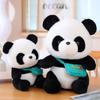 Kawaii Panda Plush Toys Stuffed Panda with Backpack Plush Pillow Birthday Christmas Decor Gift for Children Girls